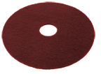 14"  Maroon EcoPrep Stripping Pad 10/CS   